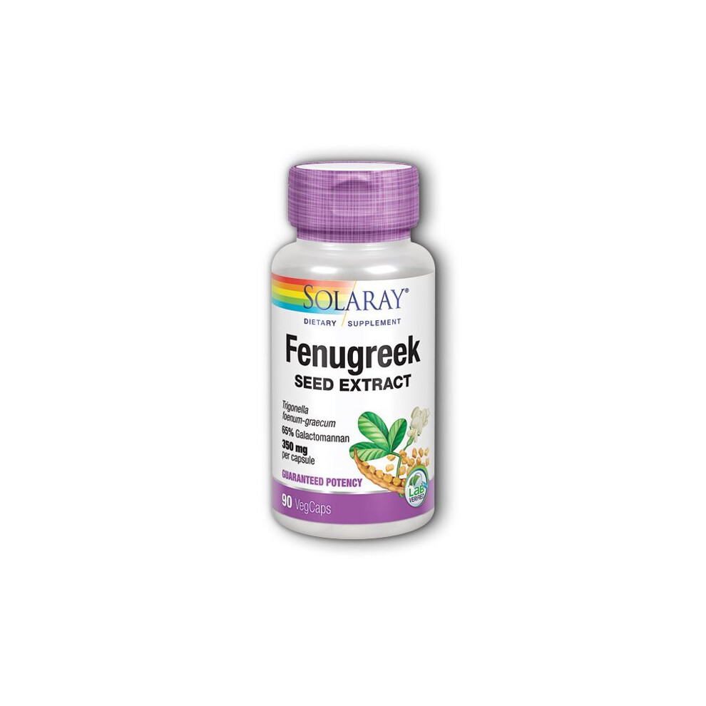 Solaray Fenugreek Extract 350 Mg - 90 Capsules