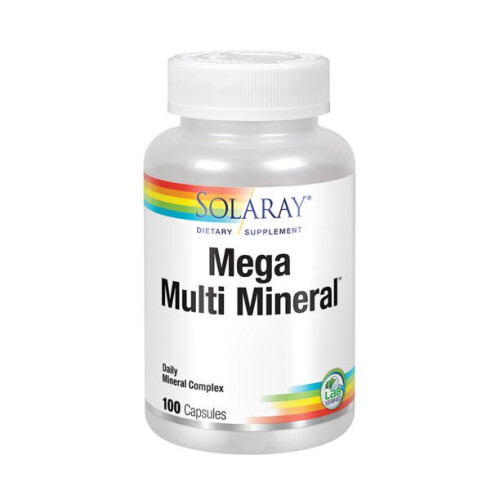 Solaray, Mega Mineral Multi, 100 Kapsułek