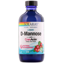 Solaray, Liquido, CranActin D-Mannose, 400 mg, 8 fl oz (236 ml)
