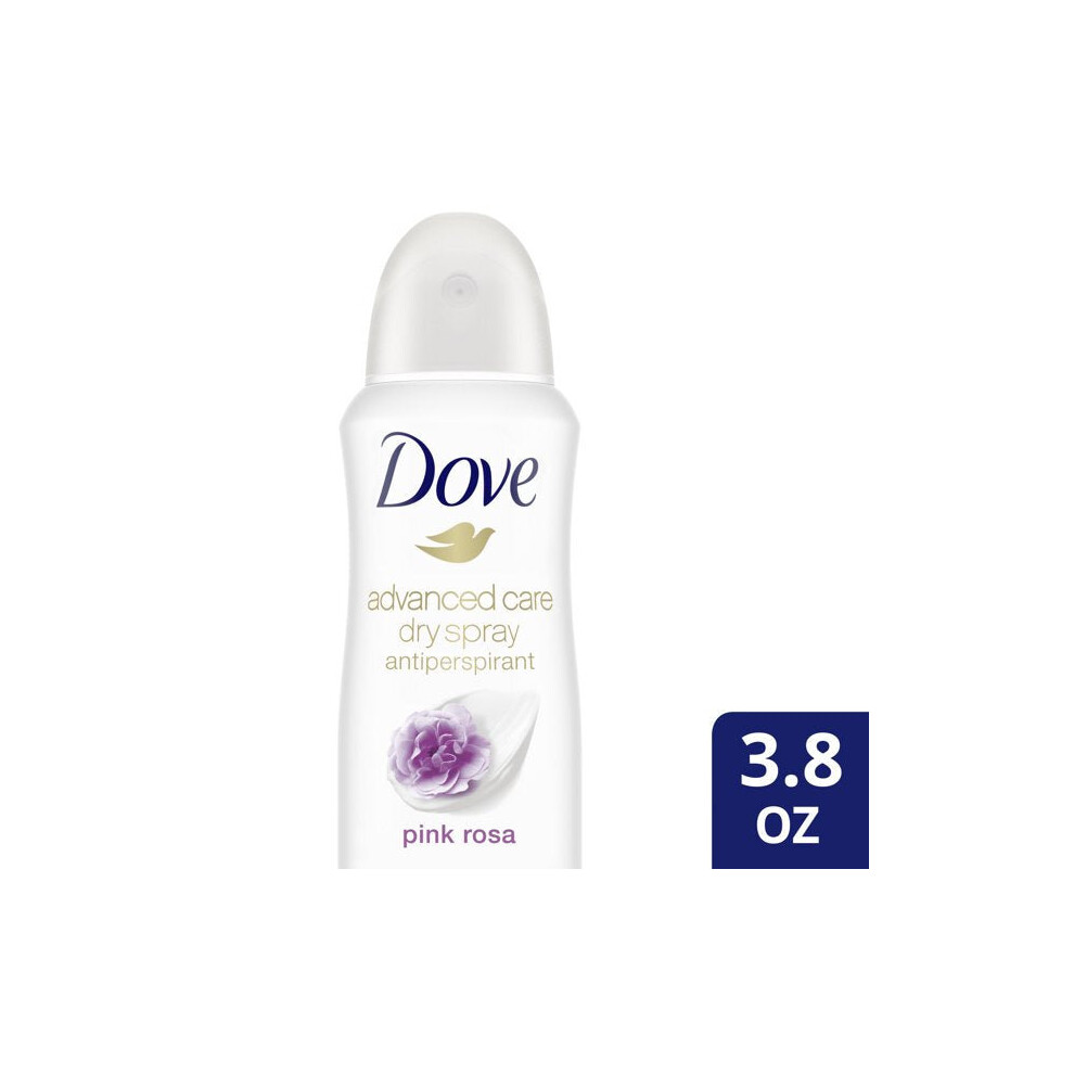 Dove Advanced Care Dry Spray Antiperspirant Deodorant Pink Rosa, 3.8 Oz.