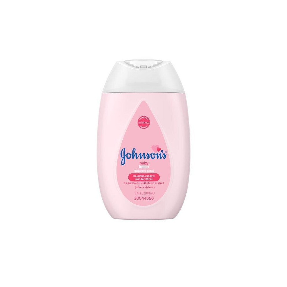 Johnson's Moisturizing Pink Baby Lotion With Coconut Oil, 3.4 fl. Oz