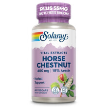 Solaray, Extraídos Vitais, Castanha de Cavalo, 400 mg, 60 VegCaps