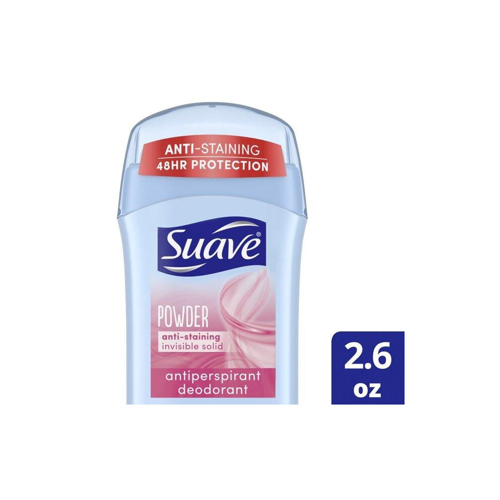 Suave Deodorant Antiperspirant & Deodorant Stick Powder, 2.6 Oz