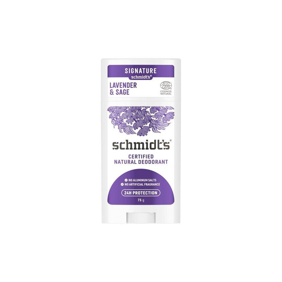 Schmidt's Lavender Aluminum Free Natural Deodorant & Sage, 2.65 Oz