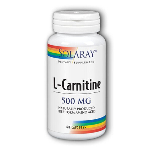 Solaray L-Carnitine 500mg, 60 Ct