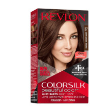 Revlon Colorsilk Permanente Haarfarbe, langanhaltende, hochdefinierte Farbe, 100% Grauabdeckung, ammoniakfrei