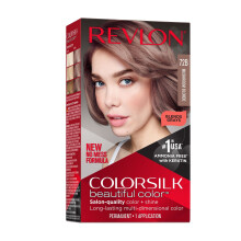 Revlon New ColorSilk Beautiful Permanent Hair Color, No Mess Formula, 72B Mushroom Blonde, 1 Pack