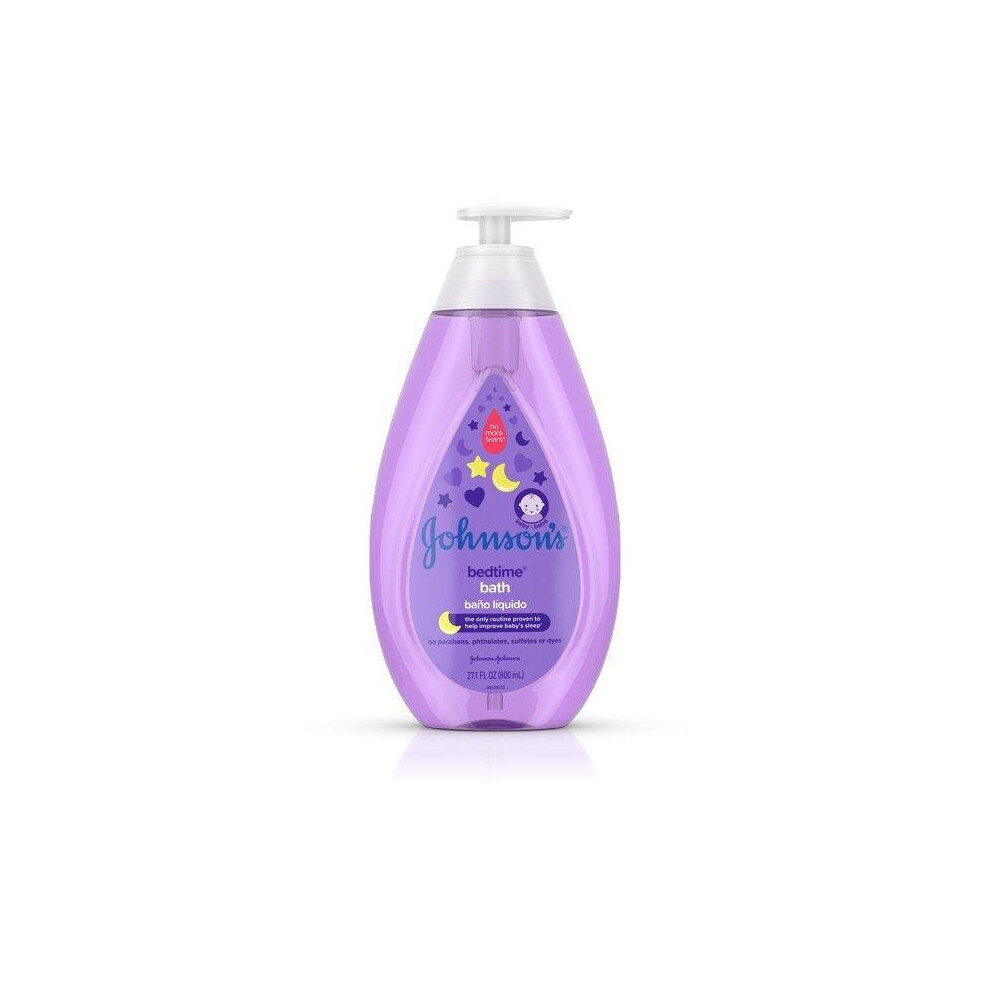 Ba O Para Beb S A La Hora De Dormir De Johnson's Con Aromas Naturalcalm, 27,1 Fl Oz-image