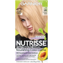 Garnier Nutrisse Nourishing Hair Color Creme, LB2 Ultra Light Natural Blonde, 1 Kit