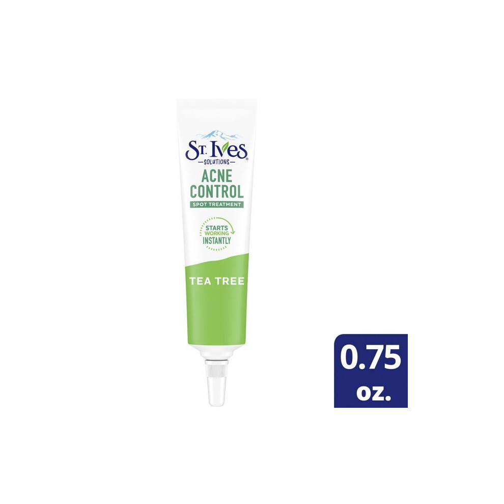 St. Ives Solutions Spot Treatment For Blemish Redness Reduction Acne Control 0.75 oz