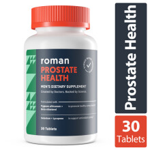 Roman Prostate Health Supplement for Men with Beta-Sitosterol and Lycopene, 30 Tablets