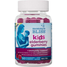 Mommy's Bliss, Dziecko, 2 Lata+, Gummiki z Jeżyną i Wspomaganiem Immunologicznym, 60 Gummików