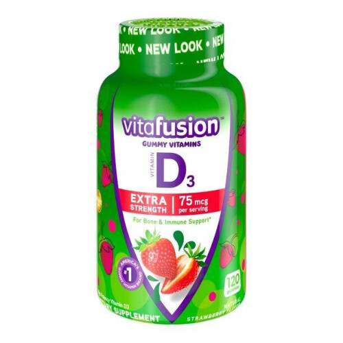 Vitafusion Extra Strength Vitamin D3 Gummy Vitamins, 120 ct