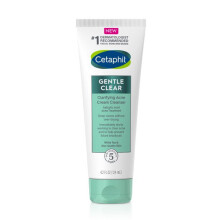 Cetaphil Gentle Clear Clarifying Acne Cream Cleanser with 2% Salicylic Acid, Skin Care for Sensitive Skin, 4.2 oz
