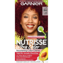 Garnier Nutrisse Ultra Color Nourishing Hair Color Creme, Red Autumn RA1, 1 kit