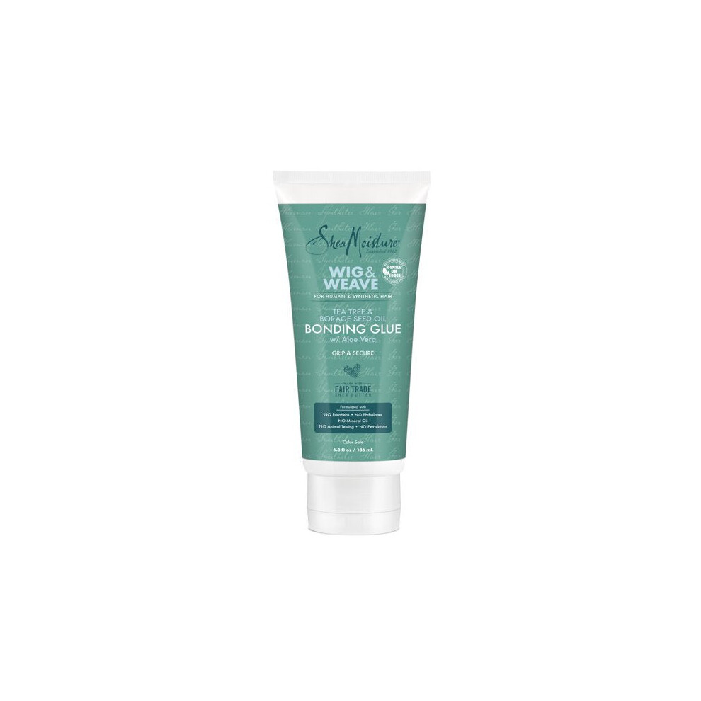 SheaMoisture Bonding Glue Moisturizing Hair Styling Cream with Tea Tree & Borage Seed Oil, 6.3 fl oz