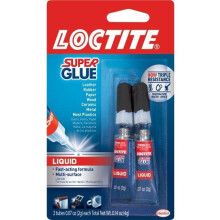 Loctite Super Glue Liquid Tube, 2 pack, 0.07 oz