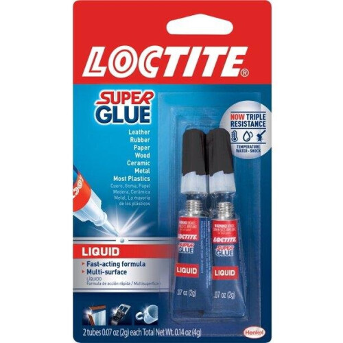 Loctite Loctite Super Glue Liquid Tube, 2 pack, 0.07 oz