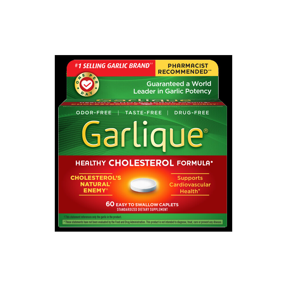 Garlique Garlic Herbal Supplement, 60 Count