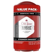 Old Spice Antiperspirant Deodorant Sweat Defense Stronger Swagger 2.6 Oz., 2 Pack