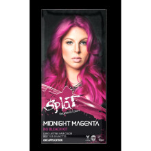 Splat Midnight Magenta Semi-Permanent Hårfärg Kit Utan Blekningsmedel, Vegansk