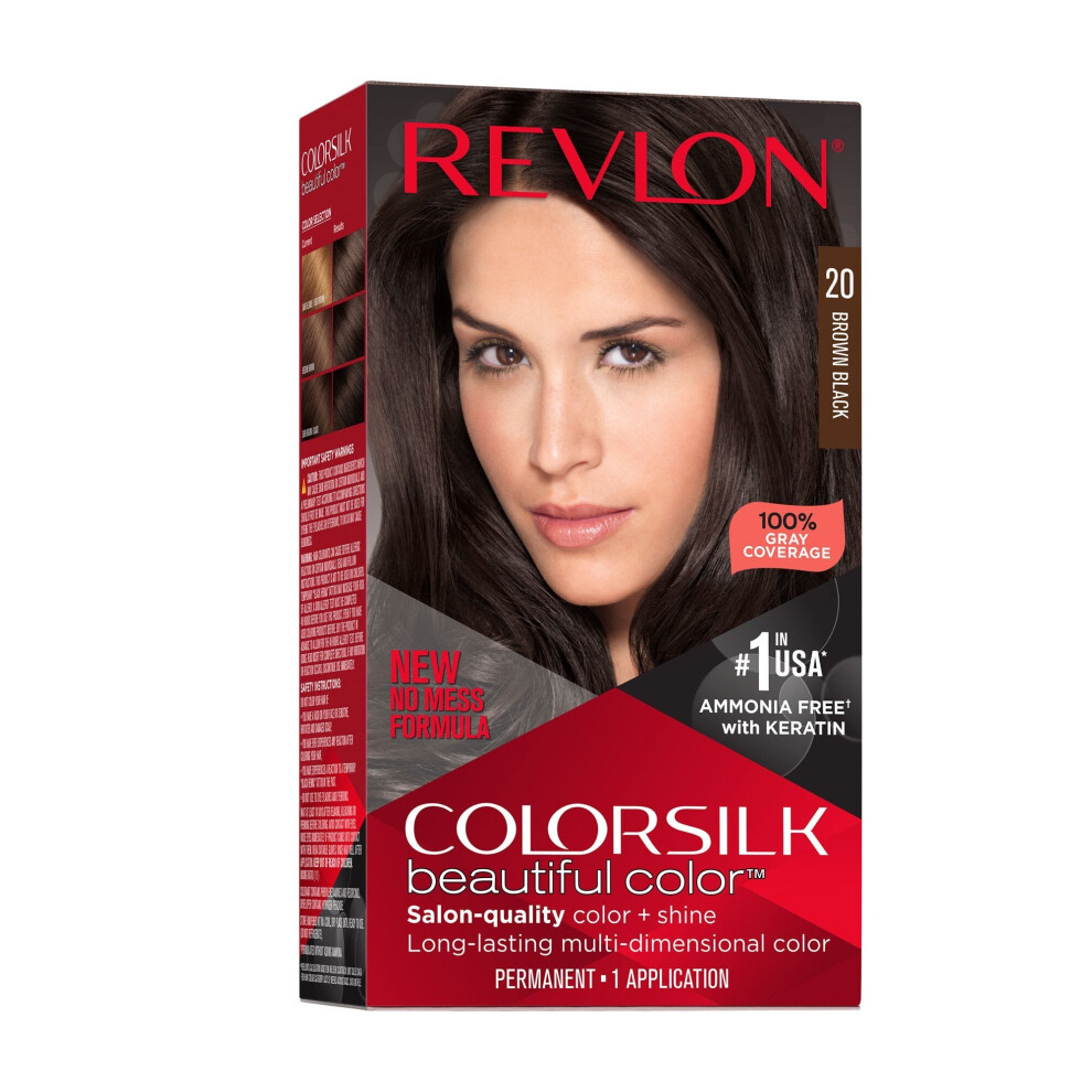 Revlon Colorsilk Beautiful Color Tinta Permanente Per Capelli, Colore Ad Alta Definizione E Lunga Durata, Brillantezza E Morbidezza Setosa Con Co-image