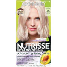 Garnier Nutrisse Nourishing Hair Color Creme, PL1 Ultra Pure Platinum, 1 Kit