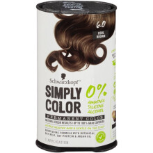 Schwarzkopf Simply Color Permanent Hair Color, 6.0 Cool Brown