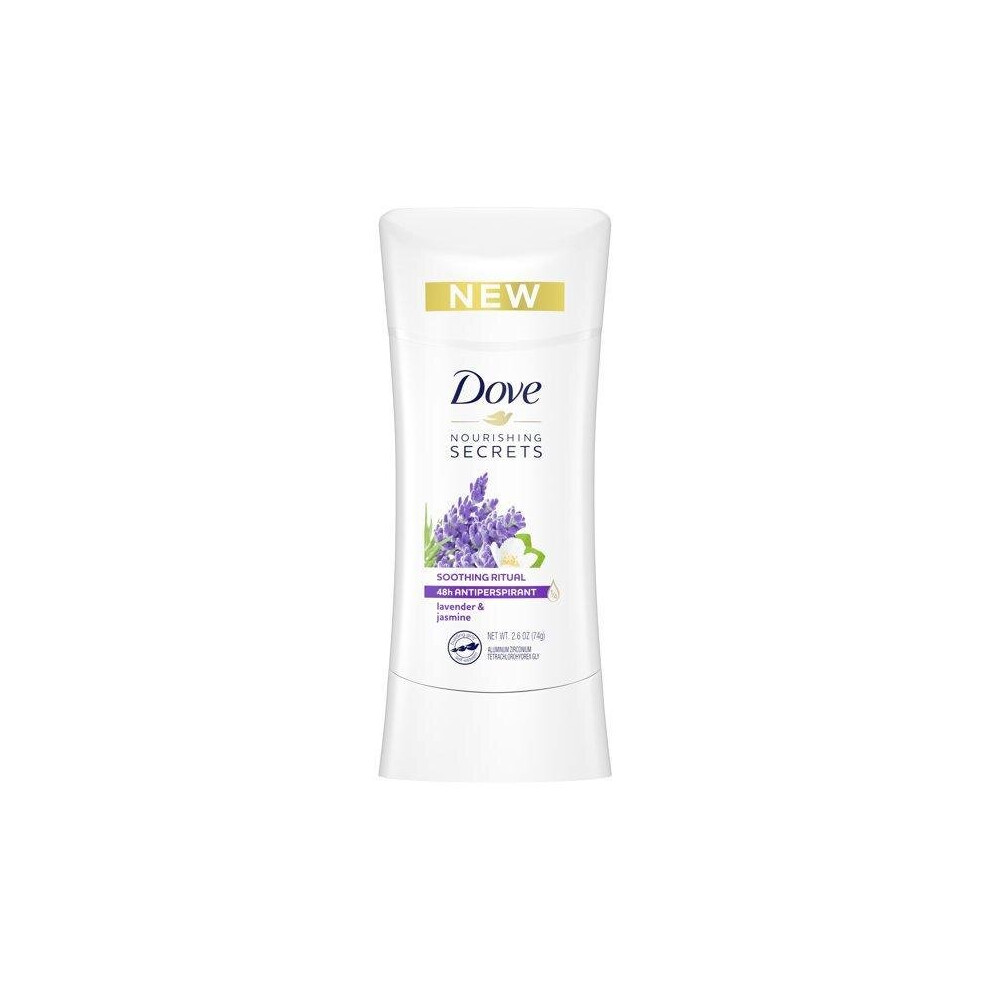 Dove Nourishing Secrets Antiperspirant Deodorant Stick Lavender & Jasmine, 2.6 oz