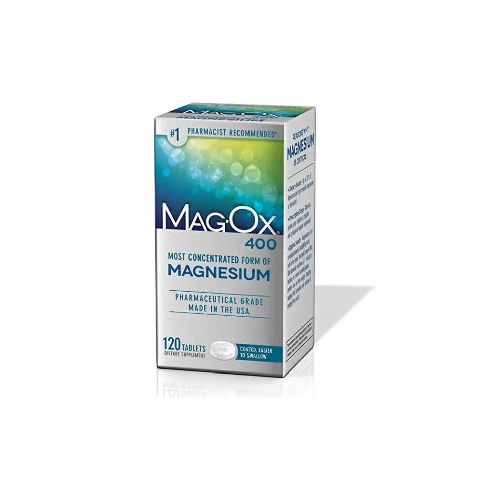 Photos - Vitamins & Minerals Magox 400 Dietary Supplement, 120ct