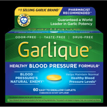 Garlique Healthy Blood Pressure Caplets, 60 Count