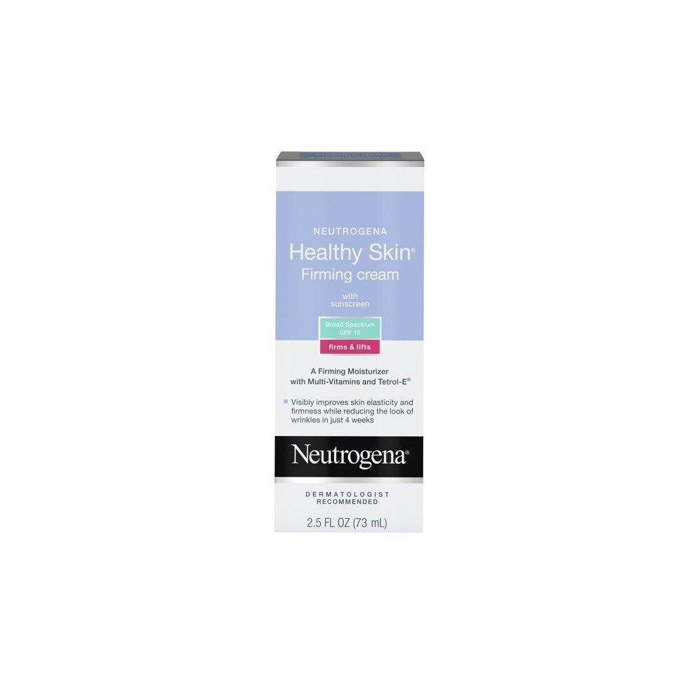 Neutrogena Healthy Skin Facial Moisturizer Glycerin & Green Tea, Anti-Wrinkle, SPF 15, 2.5 fl oz