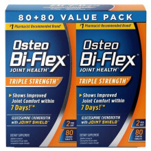 Osteo Bi-Flex, Gesundheit für Gelenke, Dreifach-Stärke, 2 Pack, 80 beschichtete Tabletten Jeder