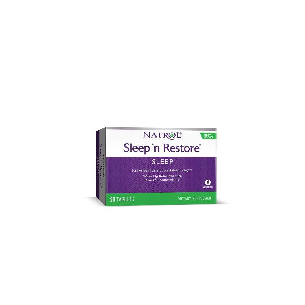 Natrol Sleep N Restore Tablets, 20 Count