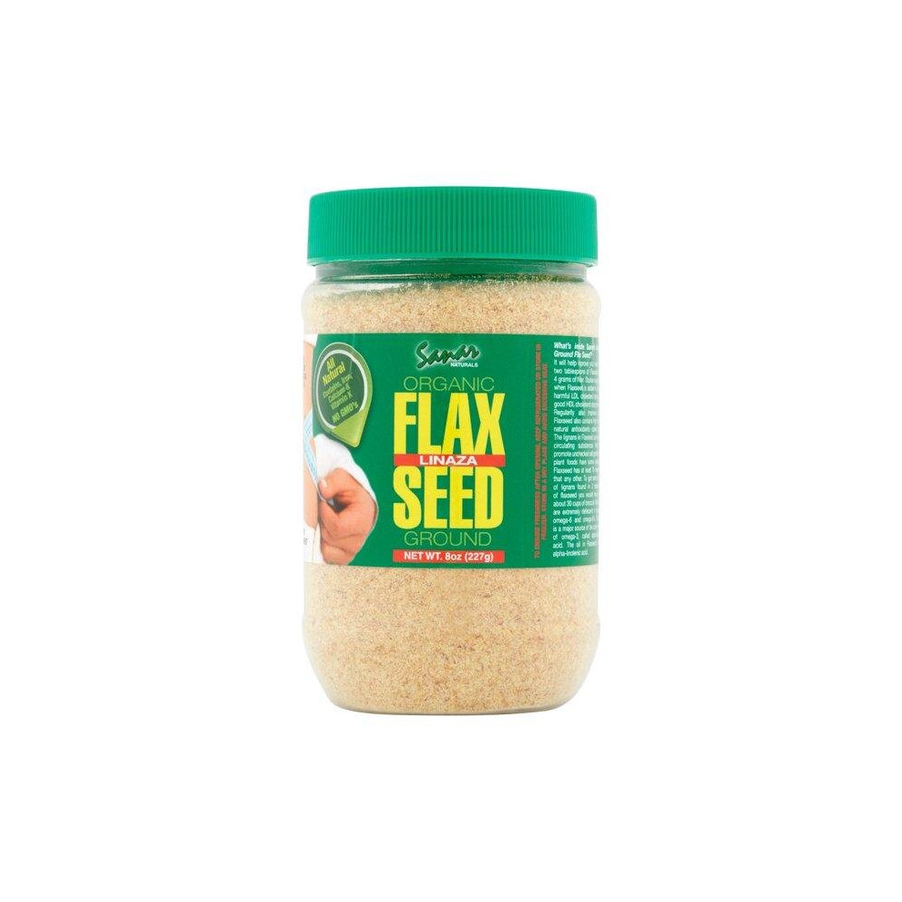 Sanar Naturals Flaxseed Omega 3,6,9 And Fiber Dietary Supplement, 8 Oz