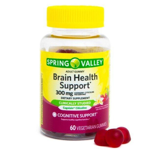 Spring Valley Brain Health Vegetarian Gummies, 60ct