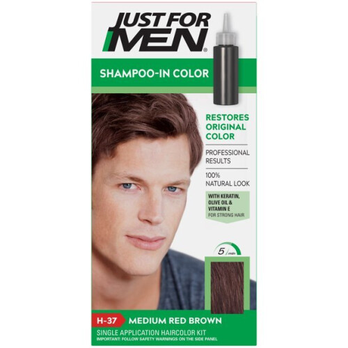 Just For Men Just For Men Shampoo-In Color, H-37 Medium Red Brown