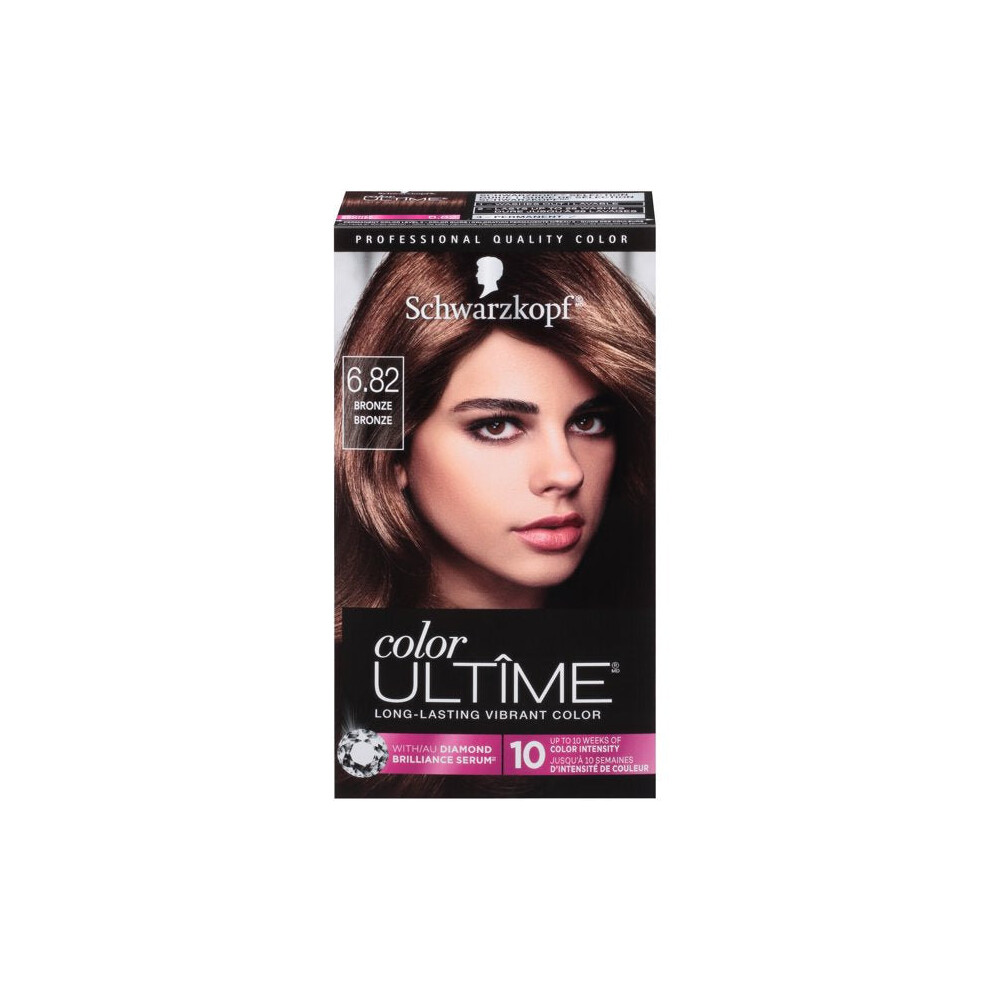 Schwarzkopf Color Ultime Permanent Hair Color Cream, 6.82 Bronze