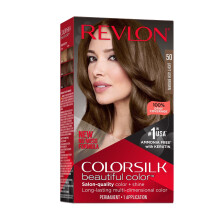 Revlon Colorsilk Permanente Haarfarbe, langanhaltende, hochauflösende Farbe, 100% Grauabdeckung