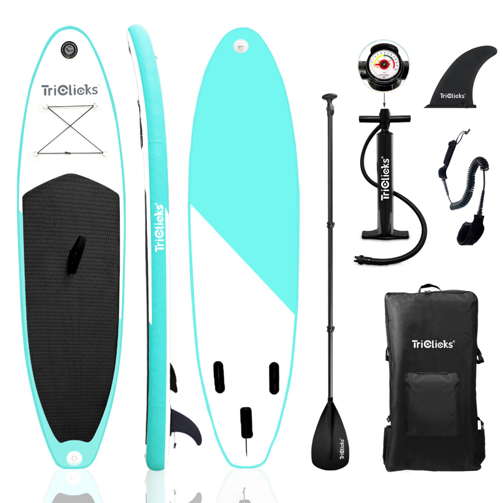 10FT Inflatable Stand Up Paddle SUP Surfing Board Paddleboard Kit