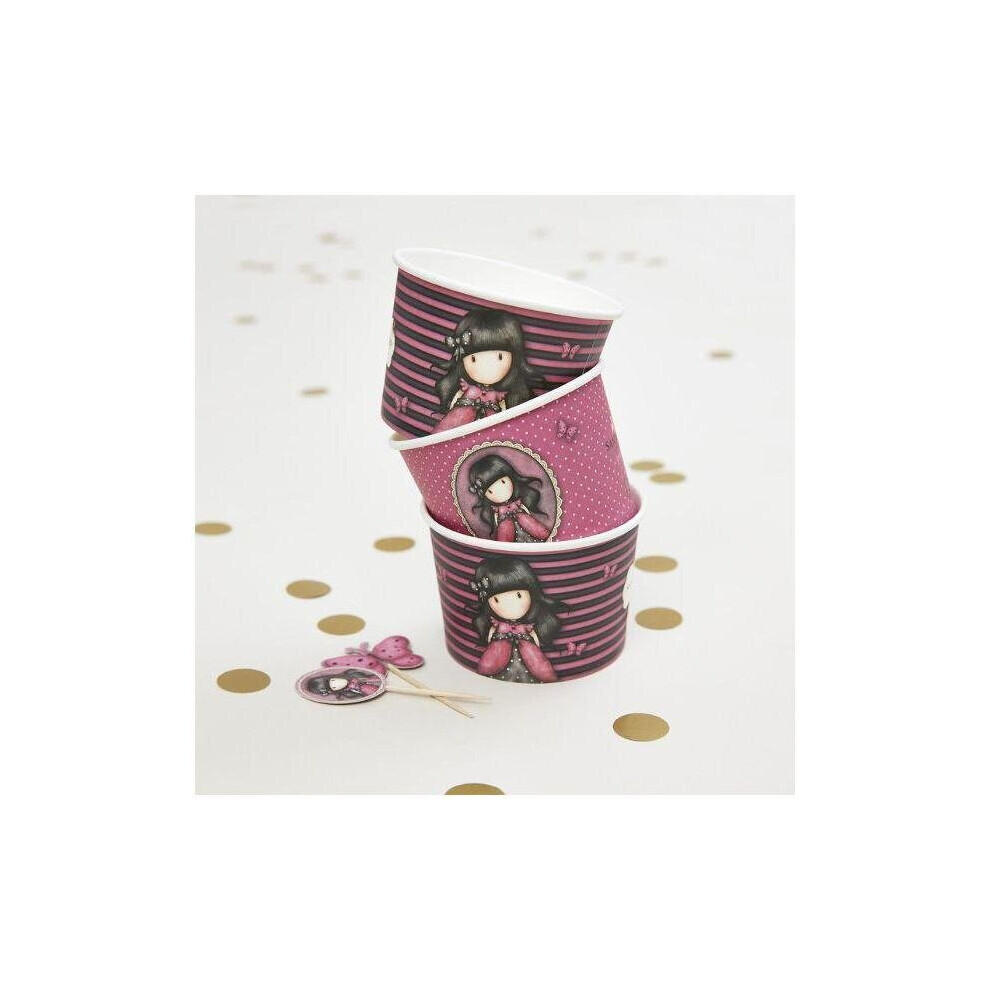 Smiffy's Santoro Gorjuss Ladybird Paper Treat Tubs & Topper Girls Pink