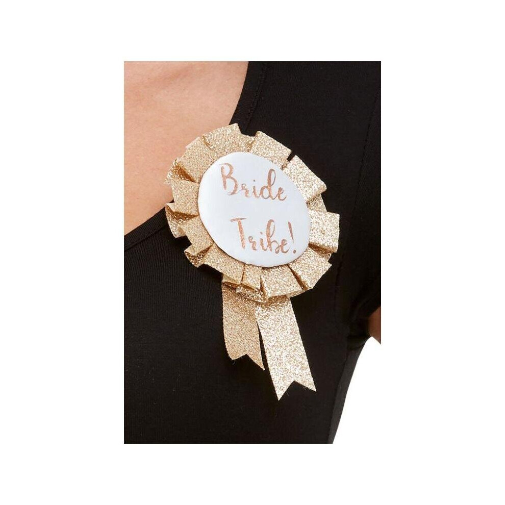 Bride Tribe Rosette Rose Gold Womens