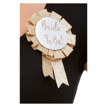 Gold Bride to Be Badge