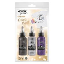 Moon Glitter Holographic Glitter Fabric Paint