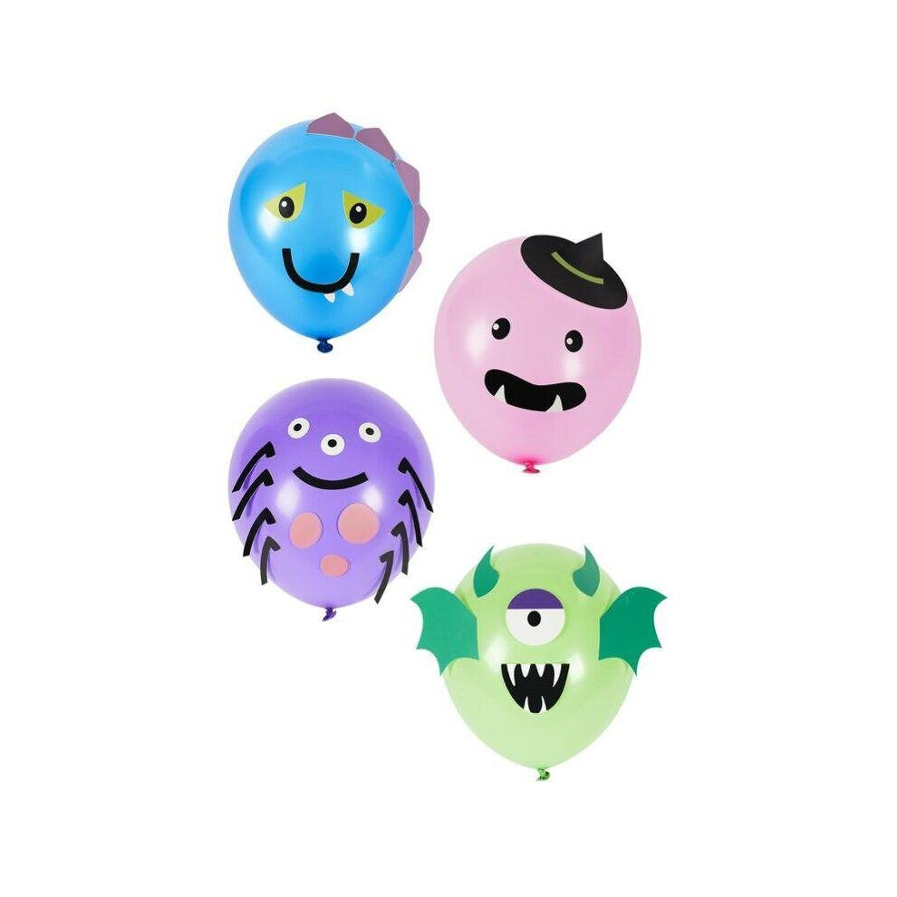 Monster Tableware Party Balloons x8