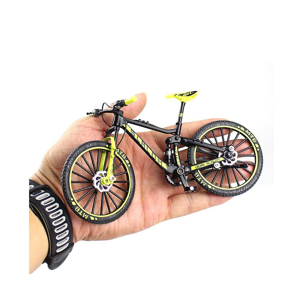 Mini 1 10 Alloy Bicycle Scale Model Desktop Simulation Ornament Finger Mountain Bikes Toy on OnBuy