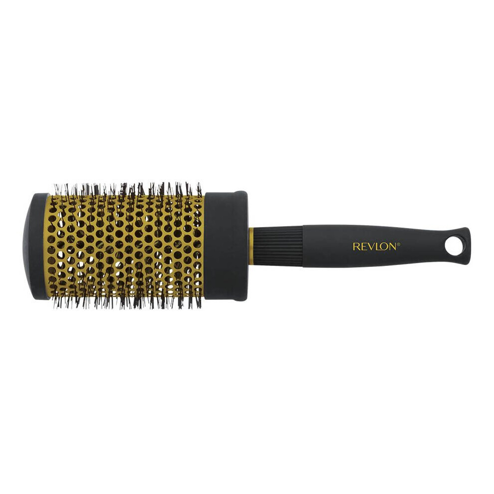 Revlon Ionic Ceramic Striking Volume Large Round Barrel Blow Dry Hair Brush Nano Anti Bacterial Technology
