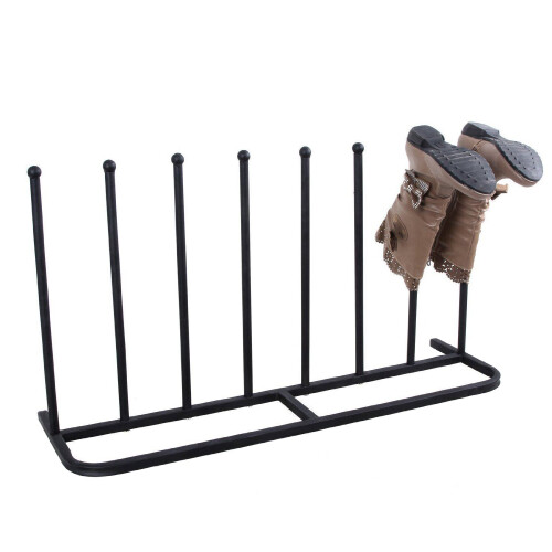 Direct Online Houseware 4 Pair Black Boot Shoe Welly Stand Storage Organizer 1