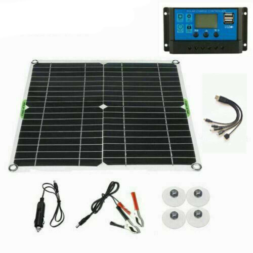 Solar Panel Kit 200W battery Charger 100A 12V with Controller Set Caravan Boat 2
