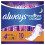 Always Always Radiant Overnight Pads, Winged, Scented, Size 4, 10 ct 1